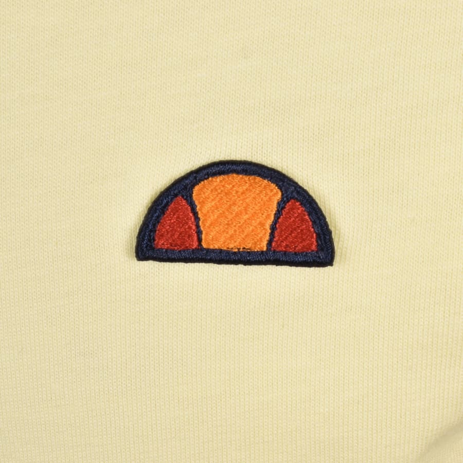 Image number 3 for Ellesse Cassica T Shirt Light Yellow