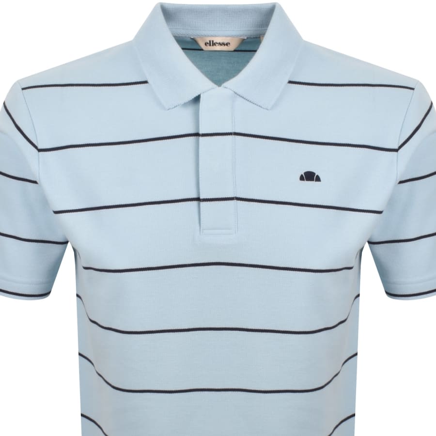 Image number 2 for Ellesse Cimetta Polo T Shirt Light Blue
