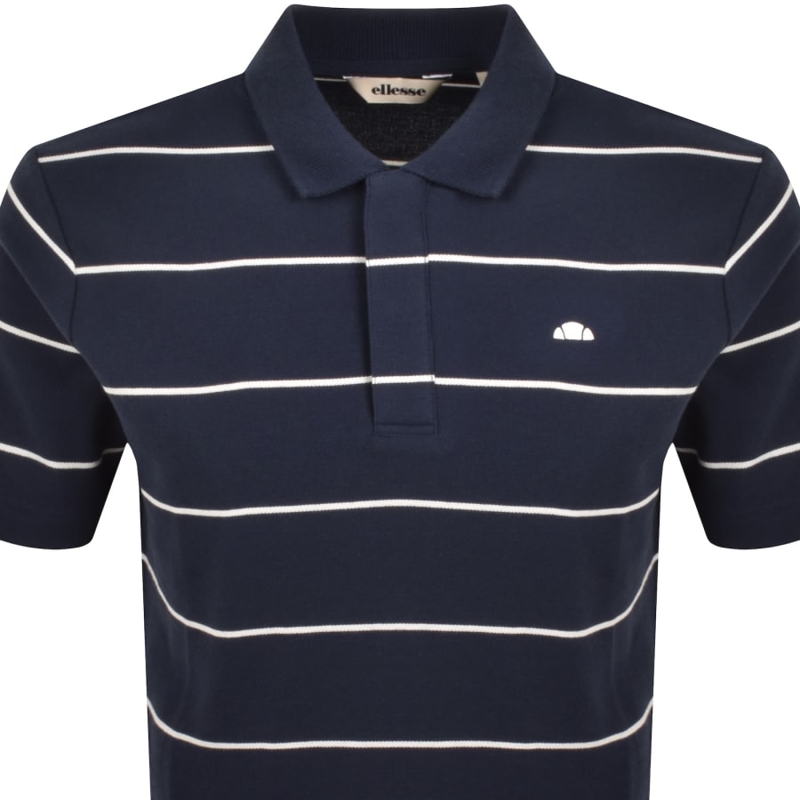 Image number 2 for Ellesse Cimetta Polo T Shirt Navy