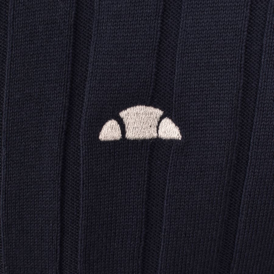 Image number 3 for Ellesse Corvari Knit Polo Shirt Navy