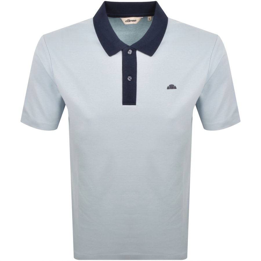 Image number 1 for Ellesse Vergo Polo T Shirt Light Blue