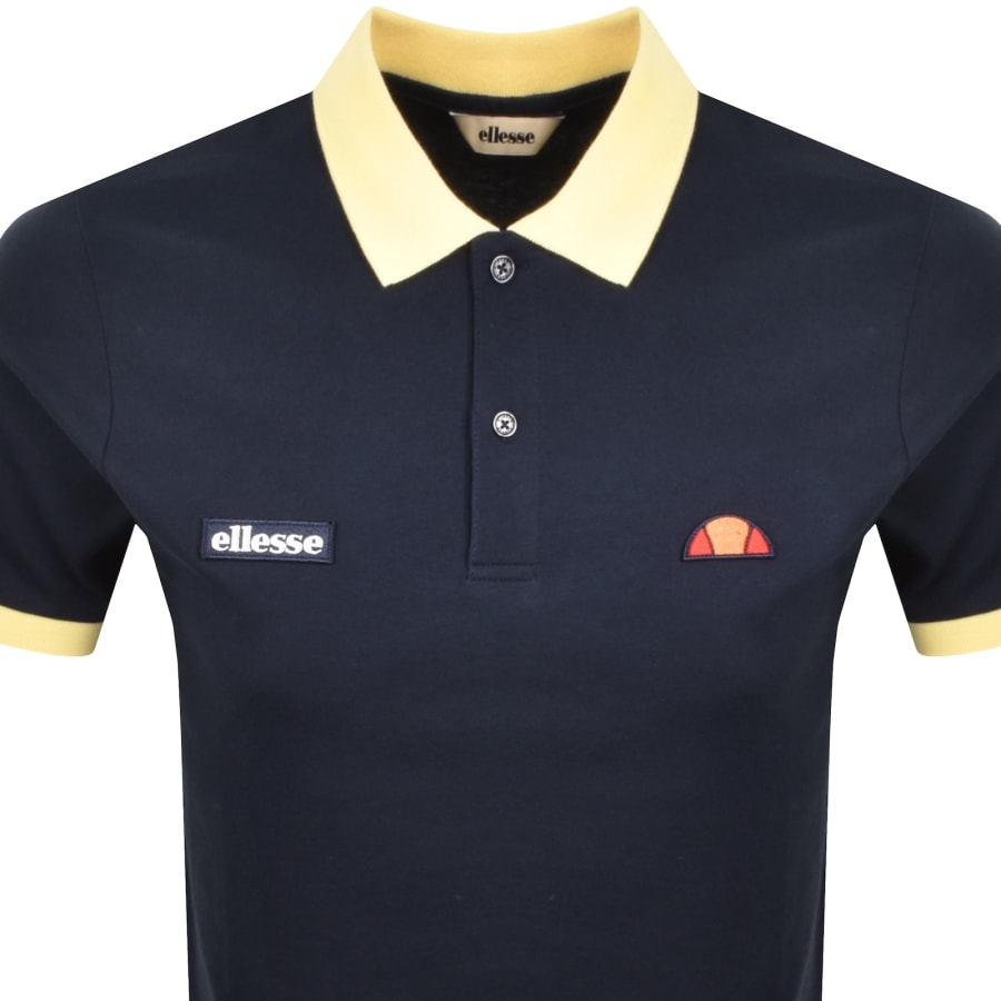 Image number 2 for Ellesse Lessepsia Polo T Shirt Navy