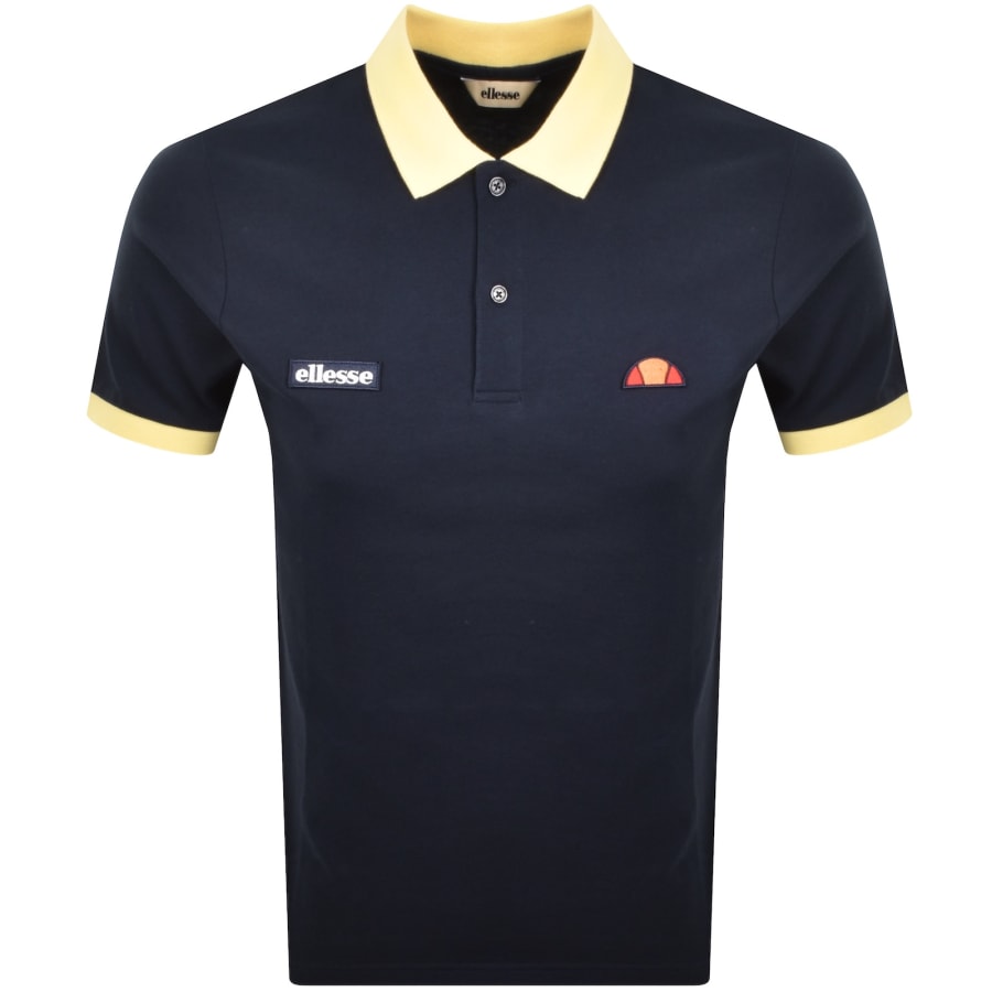 Image number 1 for Ellesse Lessepsia Polo T Shirt Navy