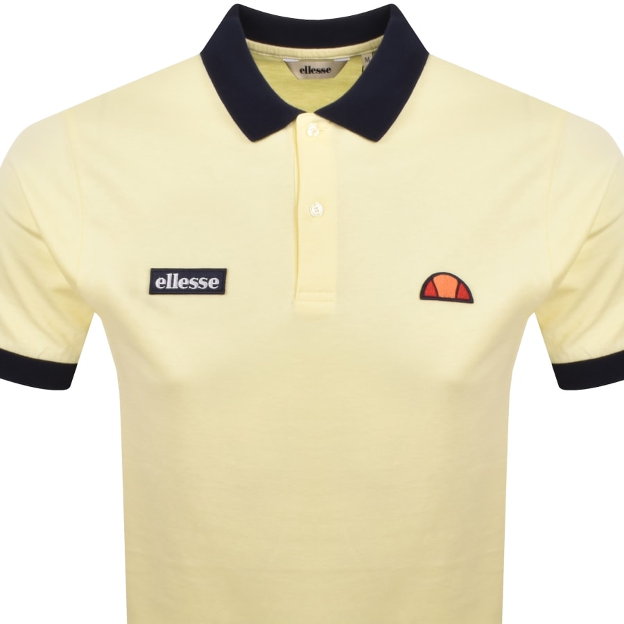 Image number 2 for Ellesse Lessepsia Polo T Shirt Light Yellow