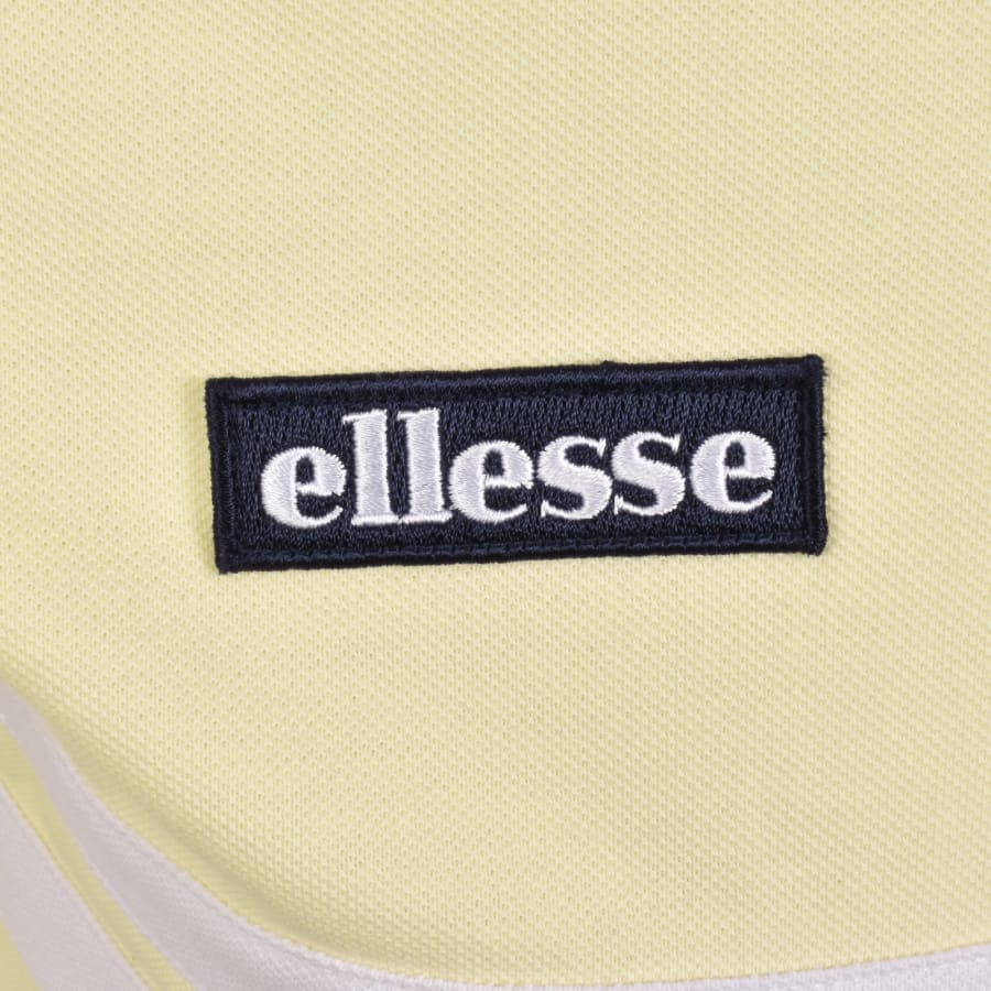 Image number 3 for Ellesse Muccia Polo T Shirt Light Yellow