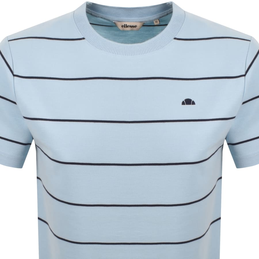 Image number 2 for Ellesse Verri Pique T Shirt Light Blue