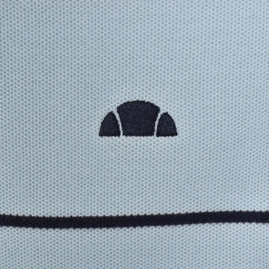 Image number 3 for Ellesse Verri Pique T Shirt Light Blue