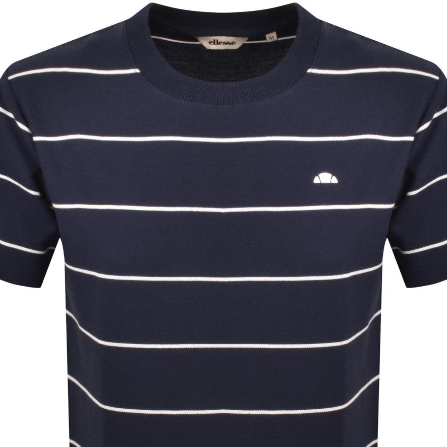 Image number 2 for Ellesse Verri Pique T Shirt Navy