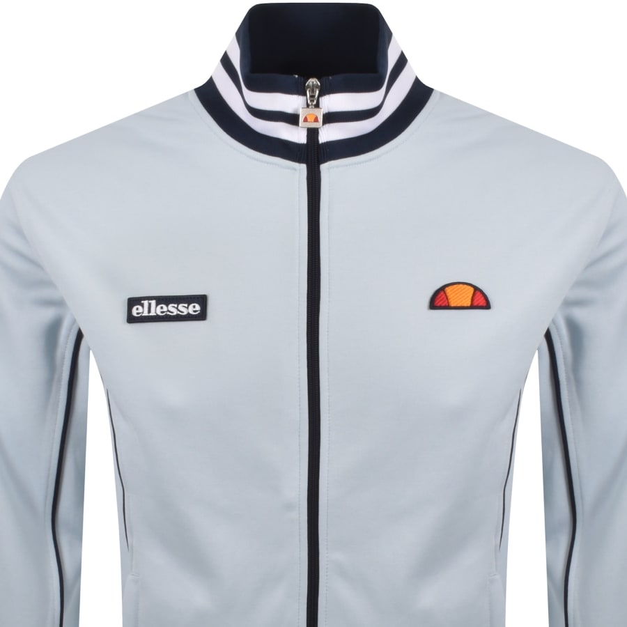 Image number 2 for Ellesse Milan Track Jacket Light Blue