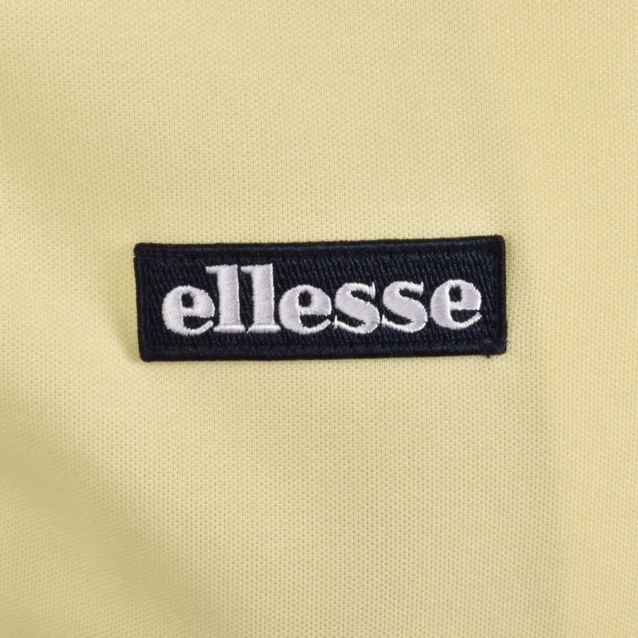 Image number 3 for Ellesse Milan Track Top Light Yellow