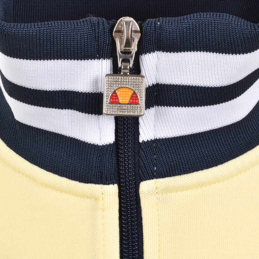 Image number 5 for Ellesse Milan Track Top Light Yellow