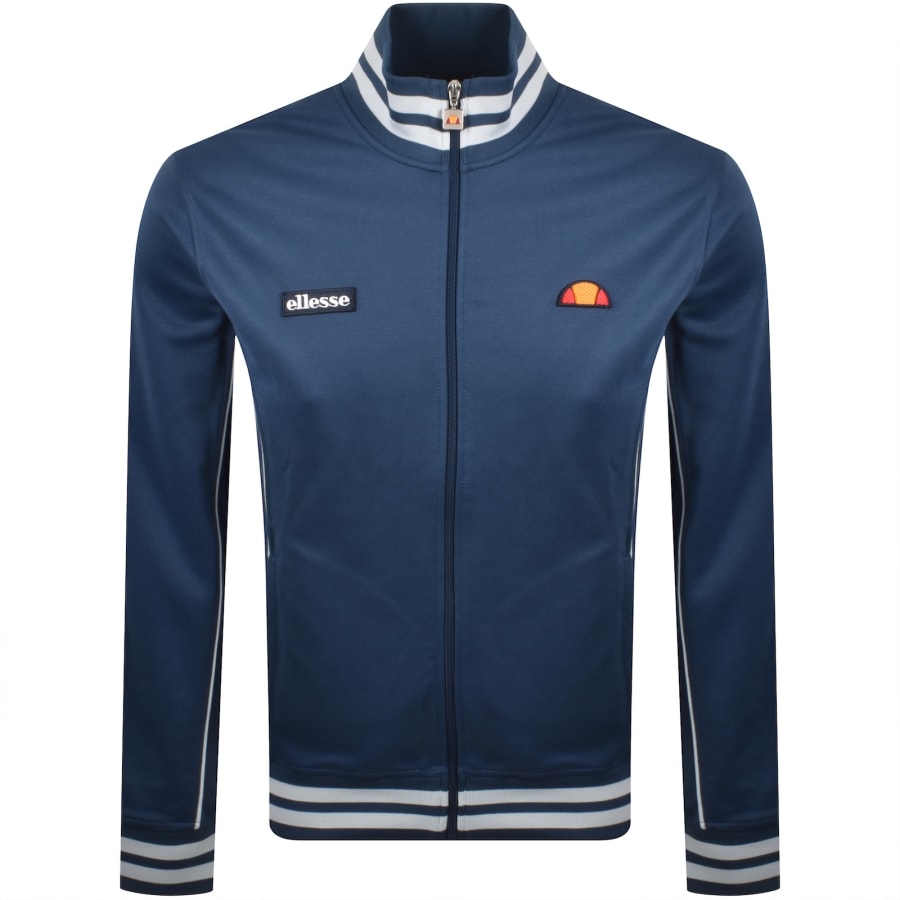 Image number 1 for Ellesse Milan Track Top Blue