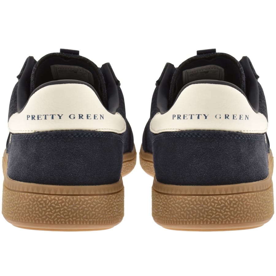 Image number 2 for Pretty Green Ramblas Trainers Navy