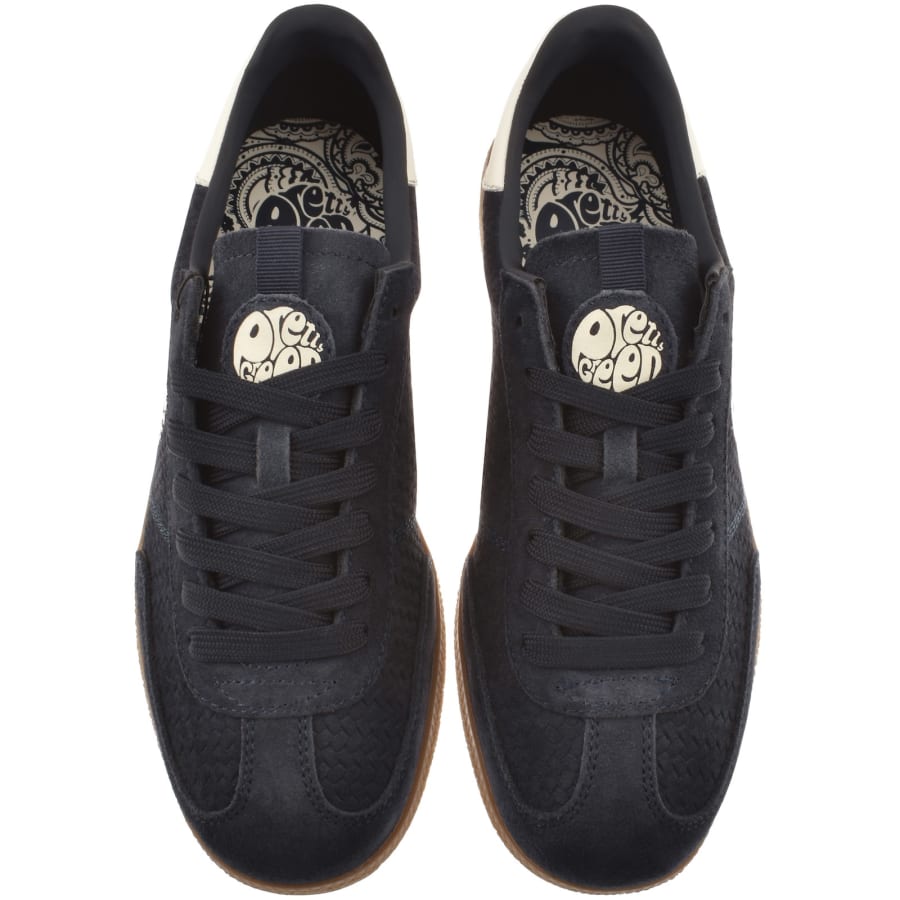 Image number 3 for Pretty Green Ramblas Trainers Navy