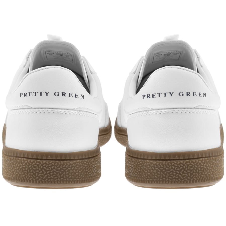 Image number 2 for Pretty Green Ramblas Trainers White