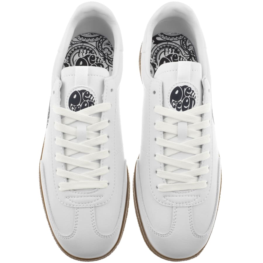 Image number 3 for Pretty Green Ramblas Trainers White