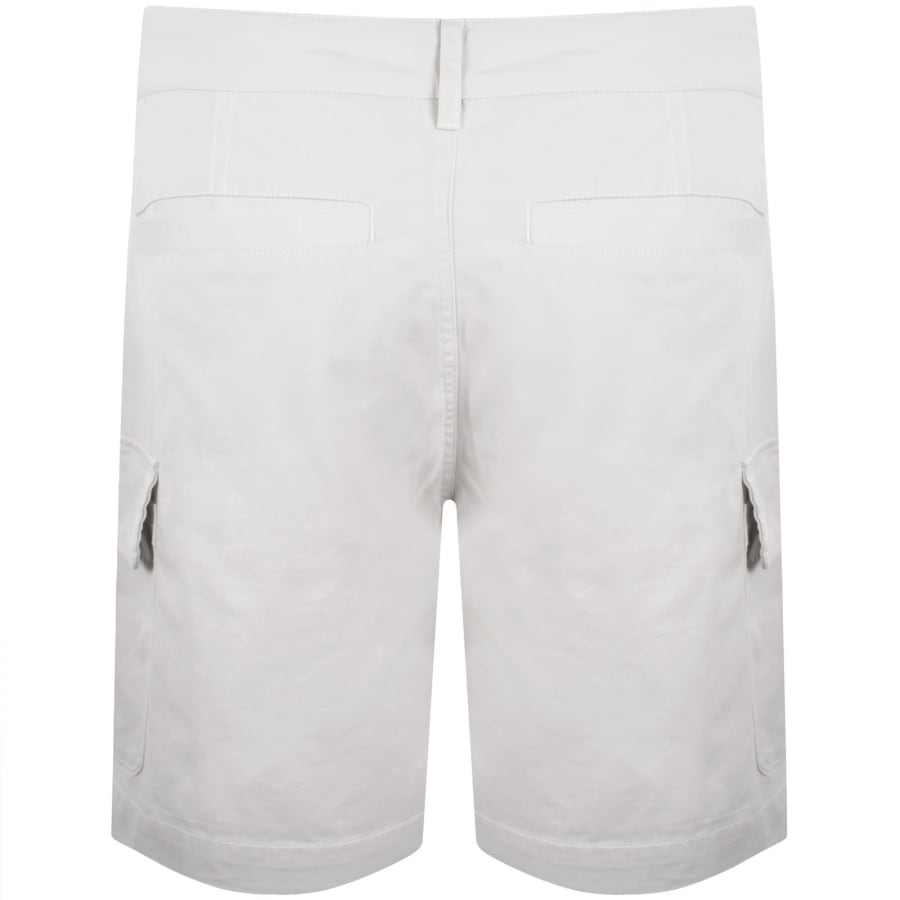 Image number 2 for Pretty Grey Bostall Cargo Shorts Stone Grey