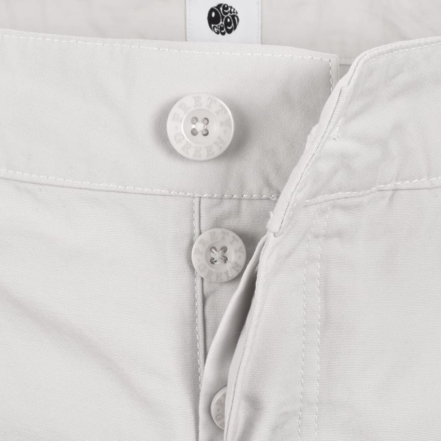 Image number 5 for Pretty Green Bostall Cargo Shorts Stone Grey