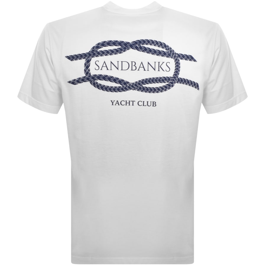 Image number 5 for Sandbanks Yacht Club T Shirt White