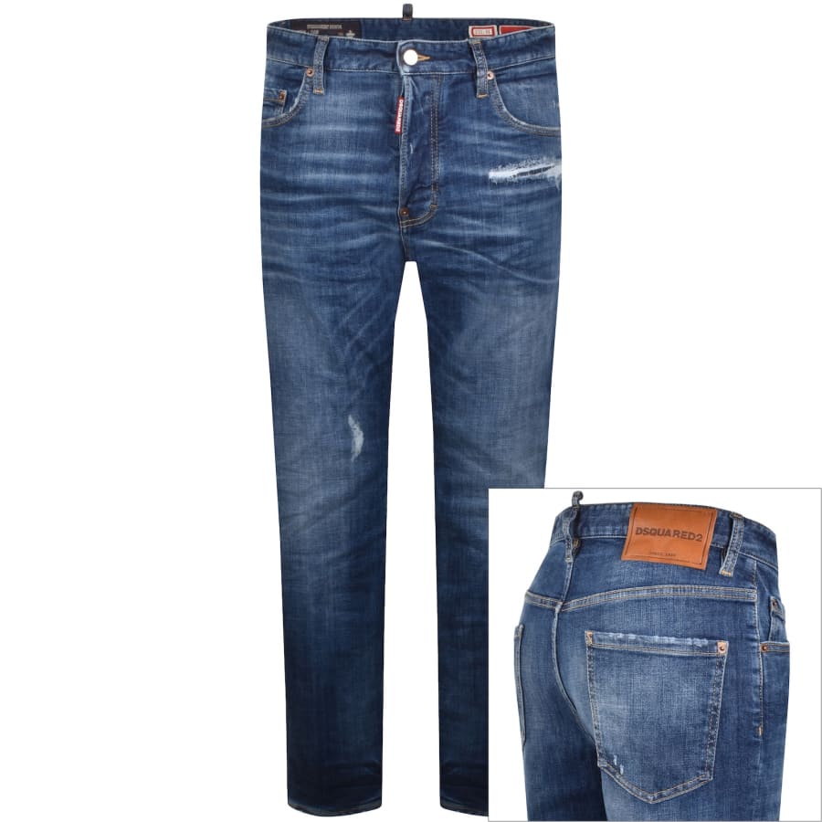 Image number 1 for DSQUARED2 642 Jeans Blue