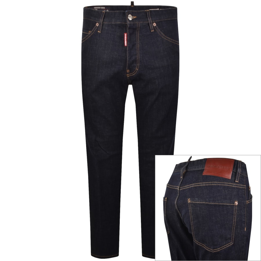 Image number 1 for DSQUARED2 Teddy Jeans Navy