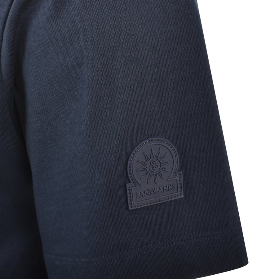 Image number 4 for Sandbanks Yacht Club T Shirt Navy