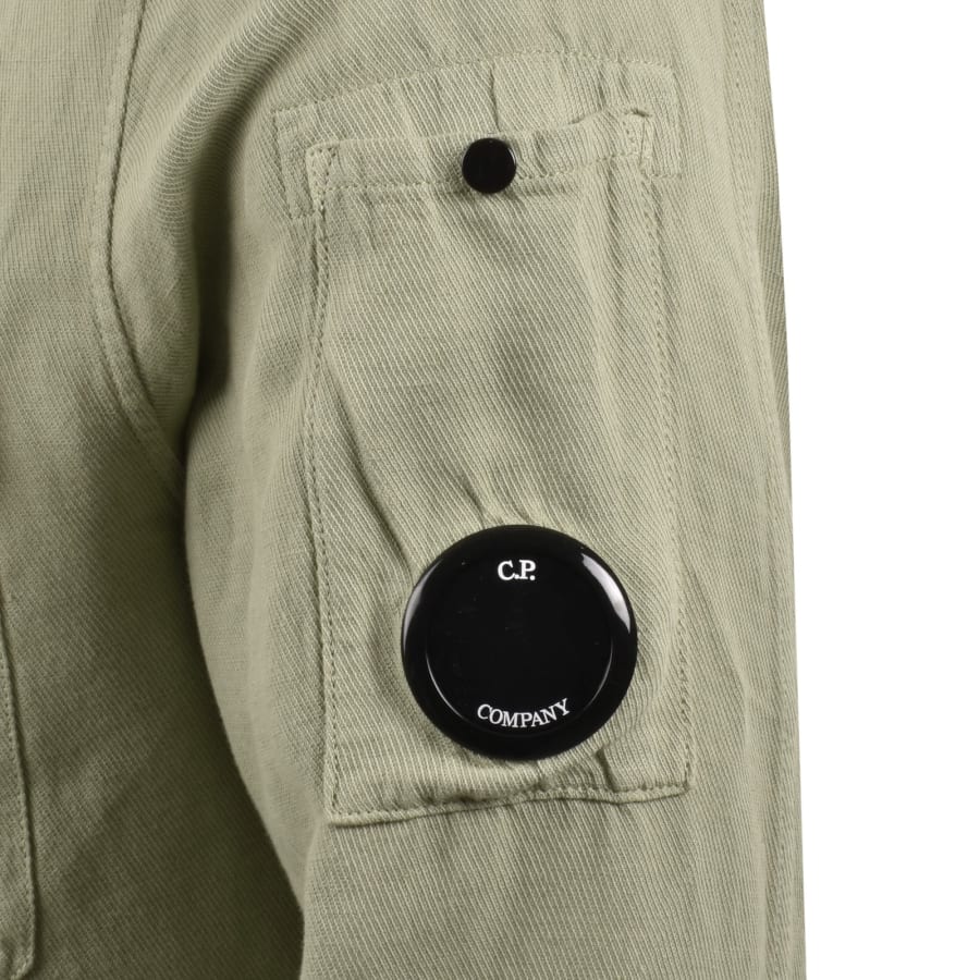 Image number 4 for CP Company Long Sleeve Shirt Green