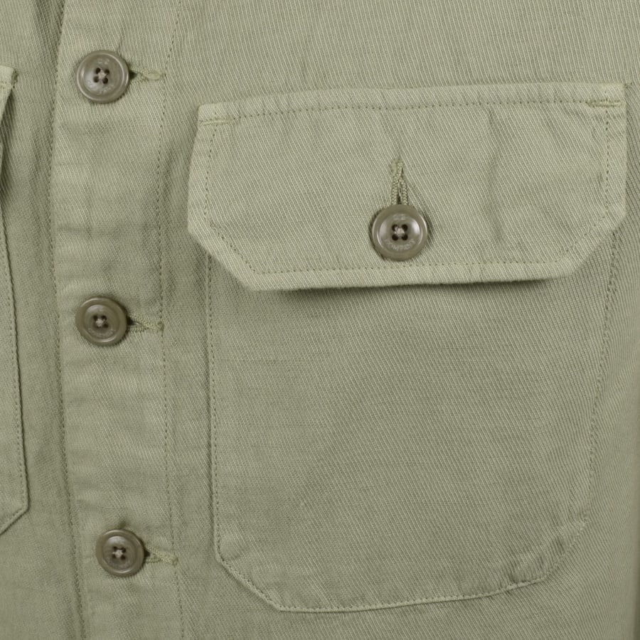 Image number 5 for CP Company Long Sleeve Shirt Green