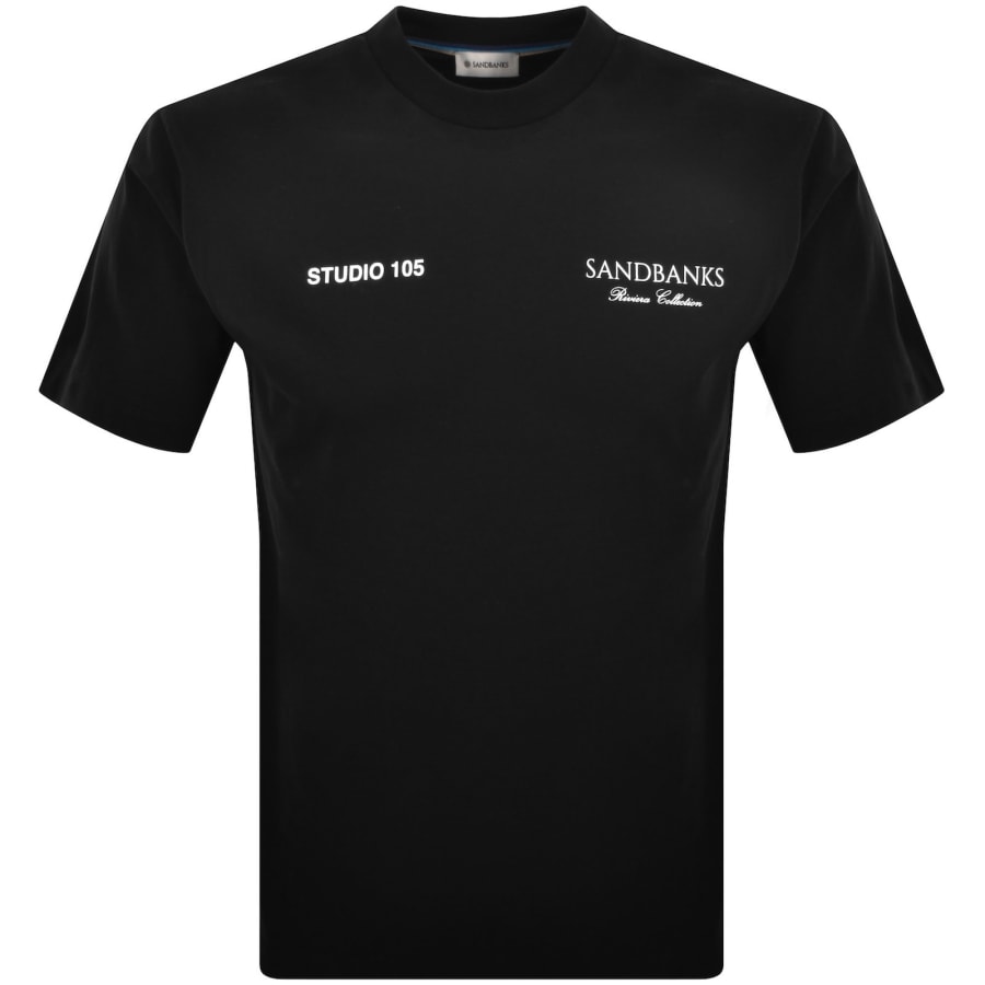 Image number 2 for Sandbanks Riveria Collection T Shirt Black