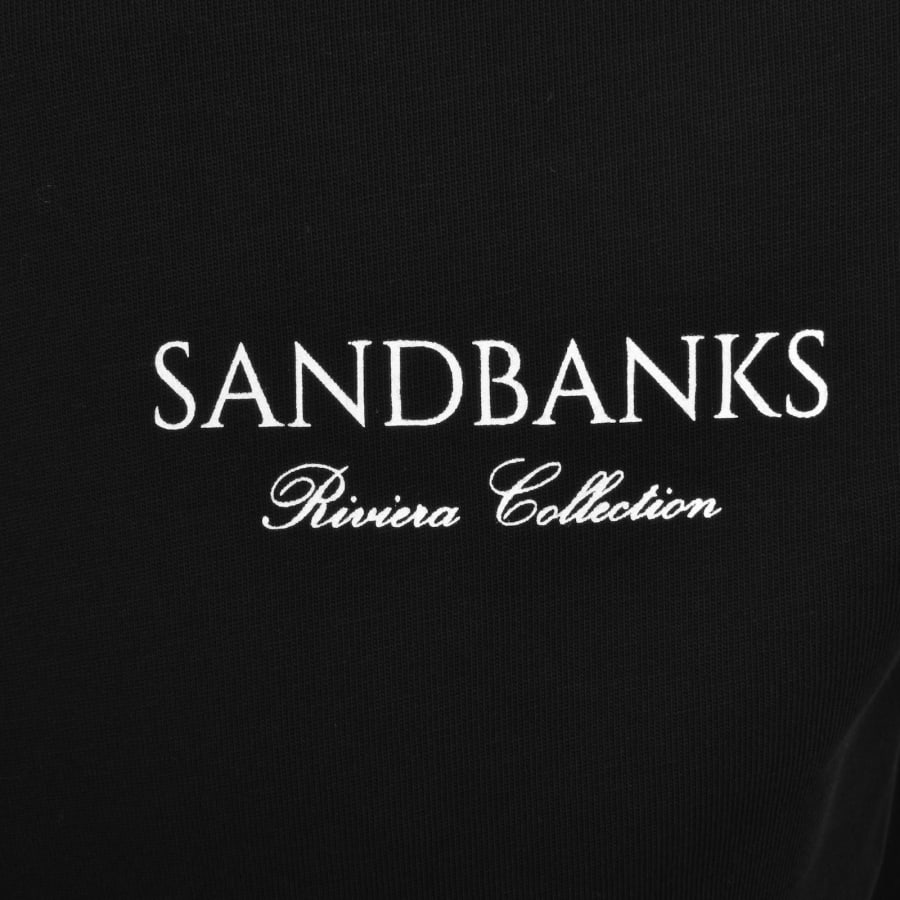 Image number 3 for Sandbanks Riveria Collection T Shirt Black