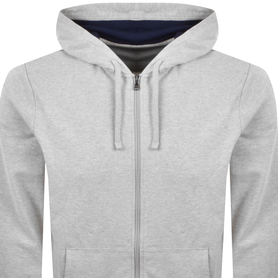Image number 2 for Ralph Lauren Full Zip Hoodie Heather Grey