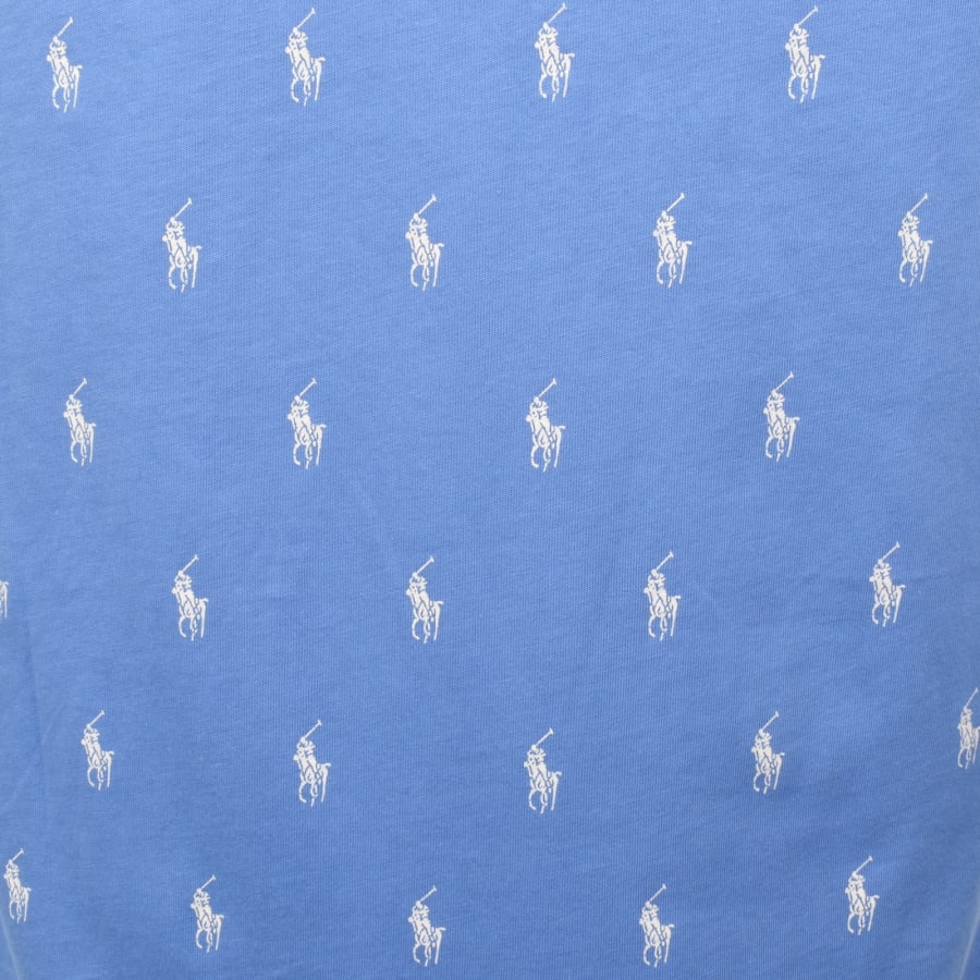 Image number 3 for Ralph Lauren Lounge Crew Neck T Shirt Blue