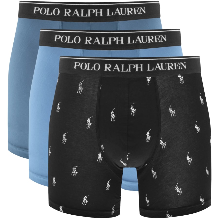 Image number 1 for Ralph Lauren Underwear 3 Pack Boxer Briefs