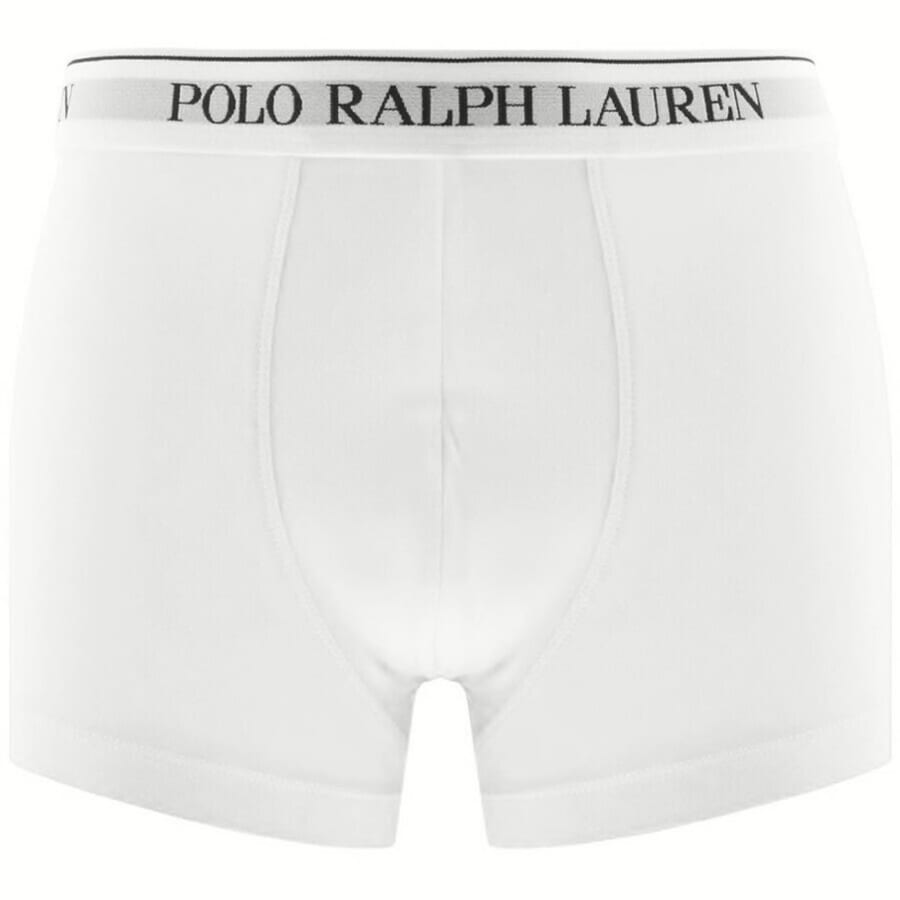 Image number 2 for Ralph Lauren Underwear 3 Pack Trunks White