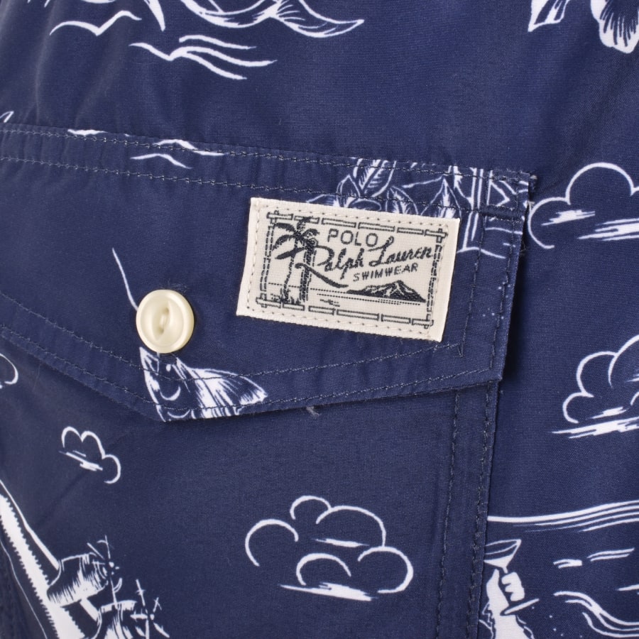 Image number 3 for Ralph Lauren Traveller Swim Shorts Navy