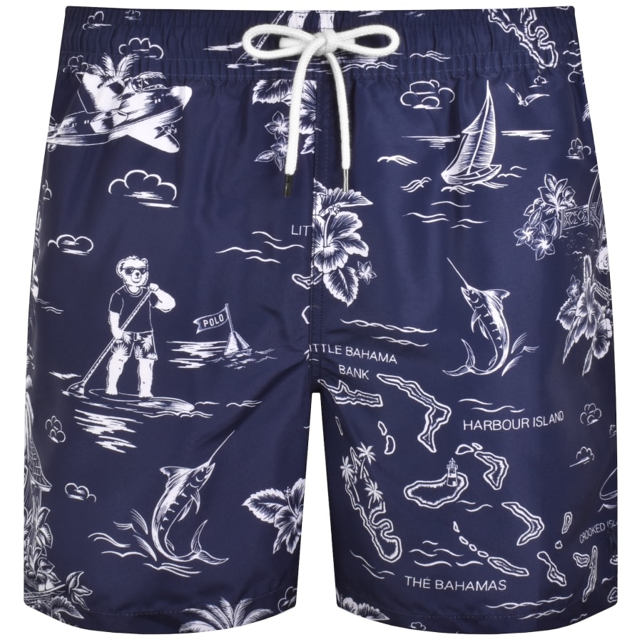 Image number 1 for Ralph Lauren Traveller Swim Shorts Navy