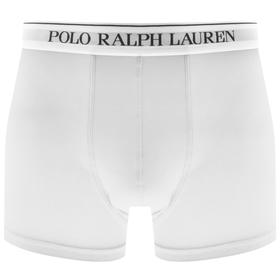 Image number 2 for Ralph Lauren Underwear 5 Pack Trunks White