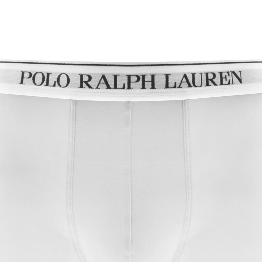 Image number 3 for Ralph Lauren Underwear 5 Pack Trunks White