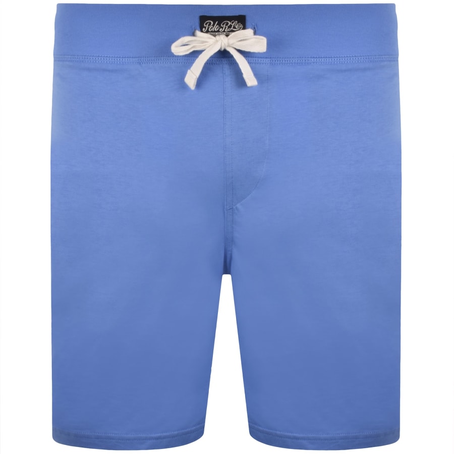 Image number 1 for Ralph Lauren Slim Fit Lounge Shorts Blue