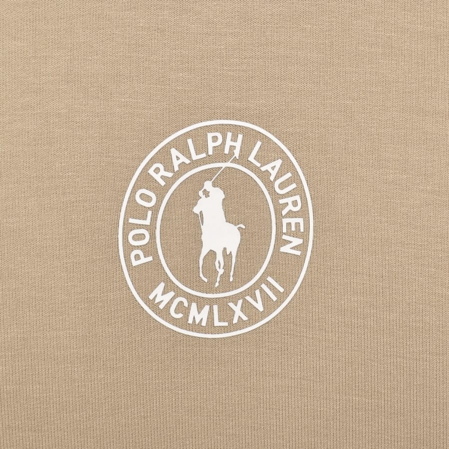 Image number 3 for Ralph Lauren Logo Hoodie Khaki