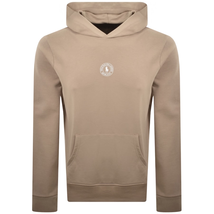 Image number 1 for Ralph Lauren Logo Hoodie Khaki