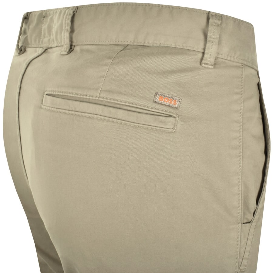 Image number 3 for BOSS Chino Slim Trousers Beige