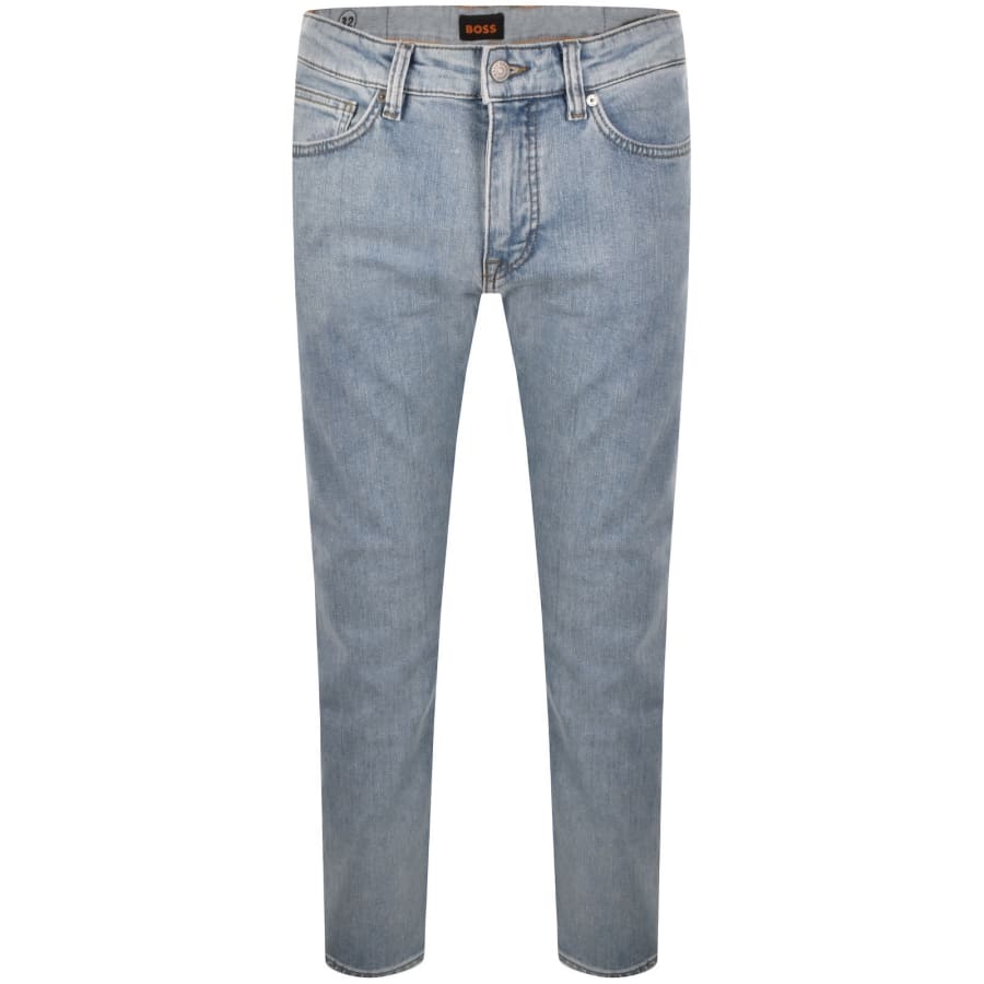 Image number 2 for BOSS Delaware Slim Fit Jeans Mid Blue