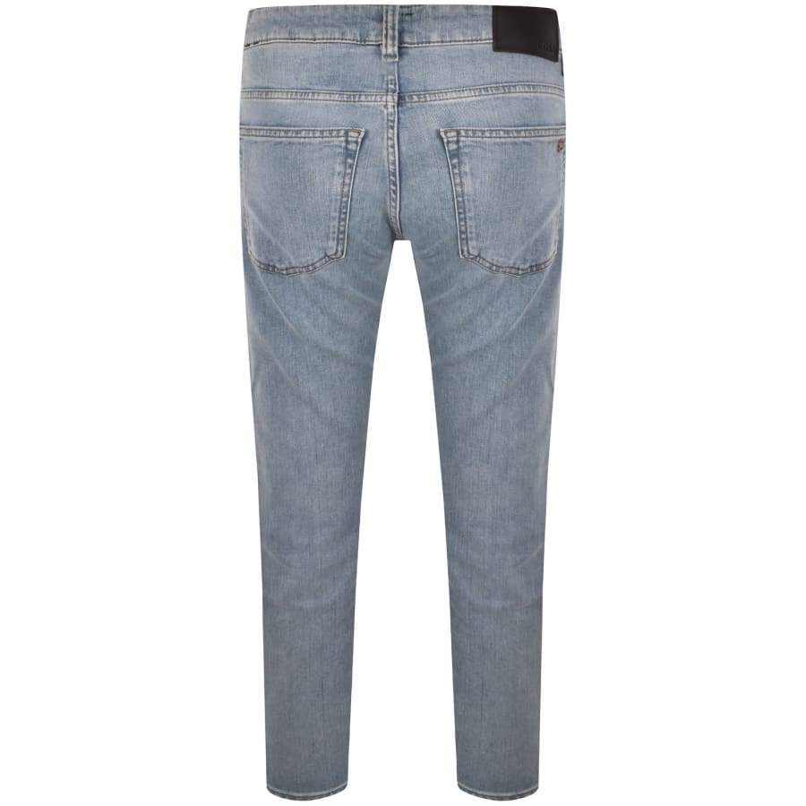 Image number 3 for BOSS Delaware Slim Fit Jeans Mid Blue