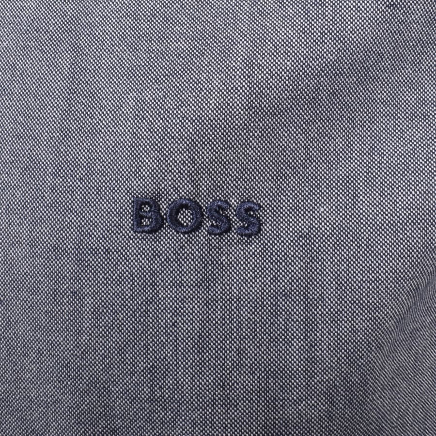Image number 3 for BOSS Rash 2 Short Sleeved Shirt Navy