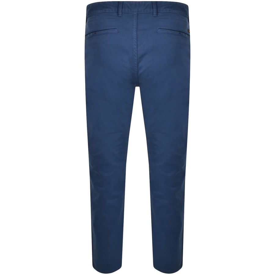 Image number 3 for BOSS Chino Slim Trousers Blue