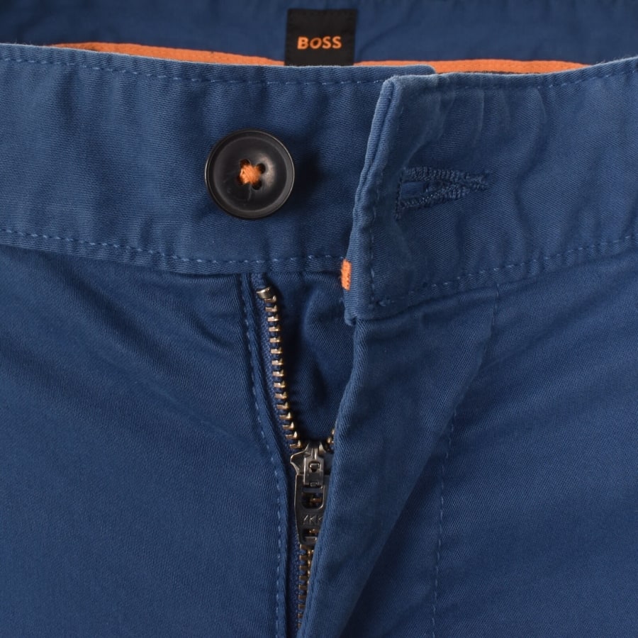 Image number 4 for BOSS Chino Slim Trousers Blue