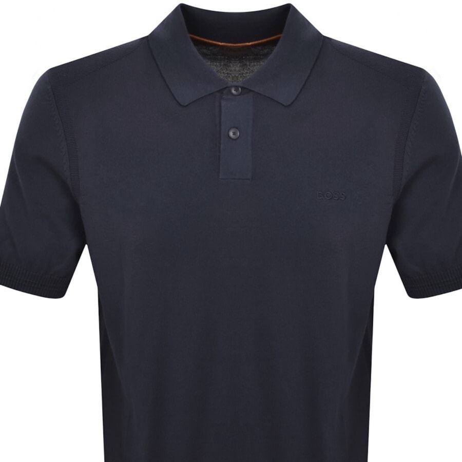 Image number 2 for BOSS Asac P Knit Polo T Shirt Navy