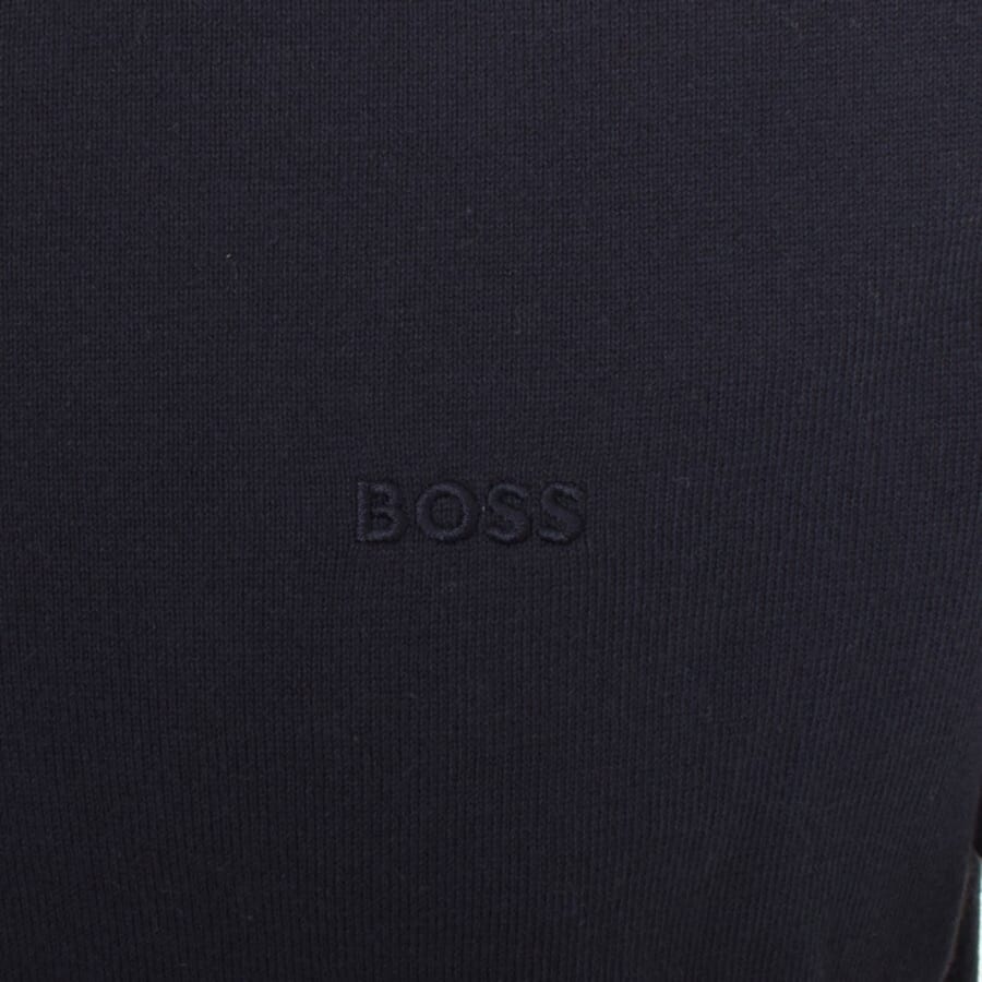 Image number 3 for BOSS Asac P Knit Polo T Shirt Navy