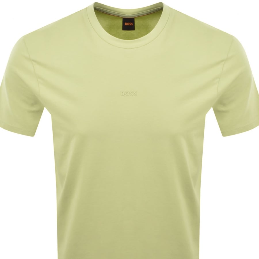 Image number 2 for BOSS TChup Logo T Shirt Yellow